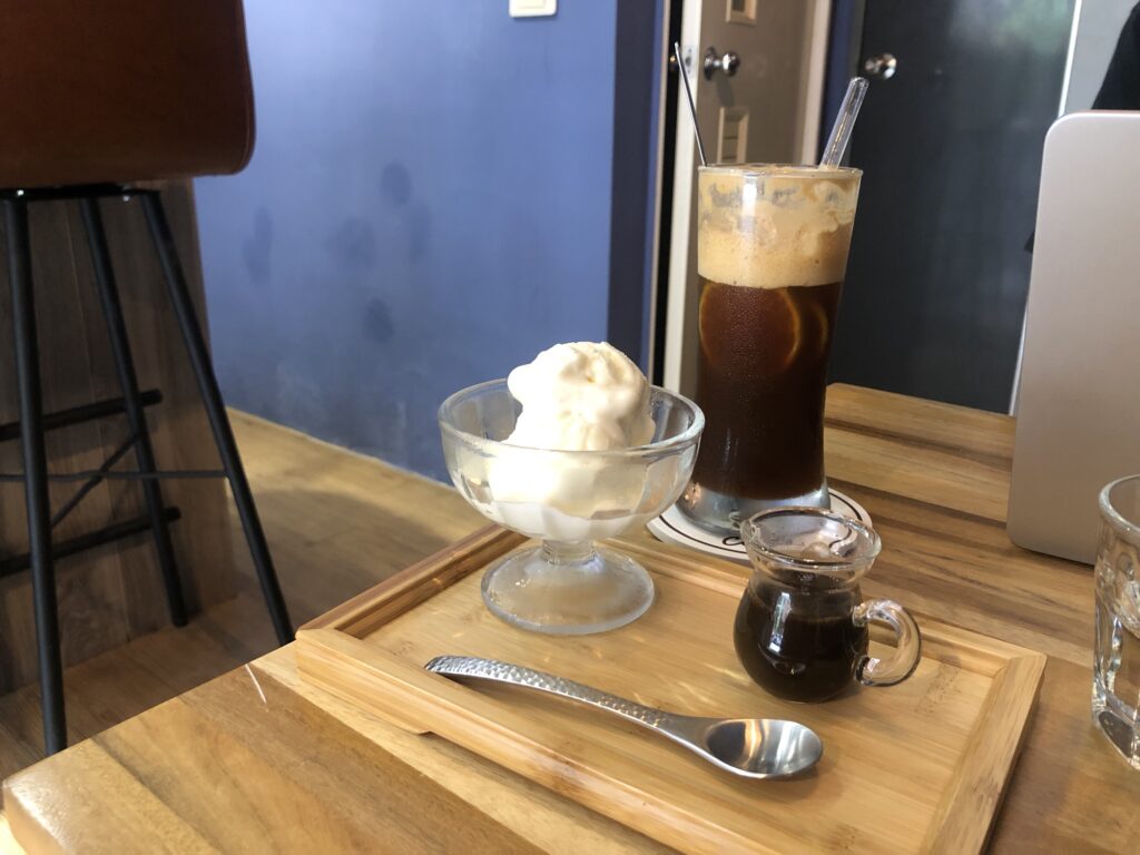 best cafes: affogato and sparkling americano