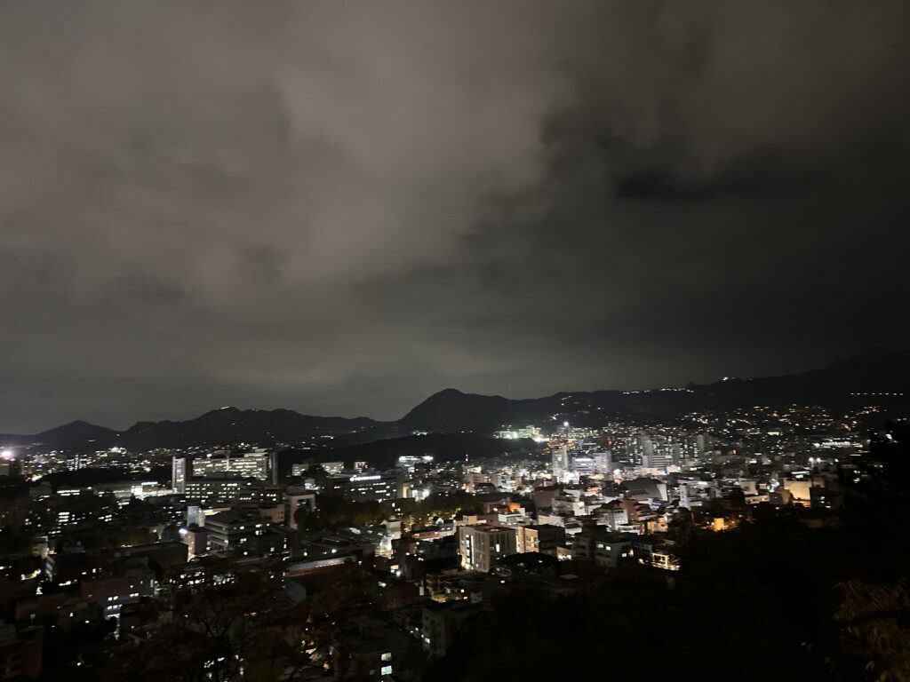 View on top of Naksan- One of the must visit places in Seoul 